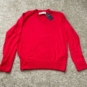 Abercrombie kids red lightweight sweater extra extra small new with tags 6